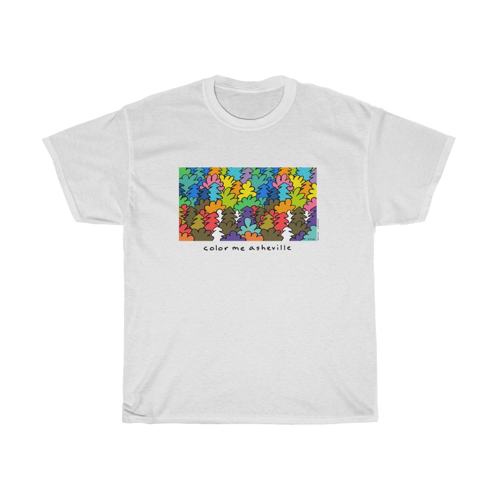 Color me asheville all seasons t-shirt wholesale