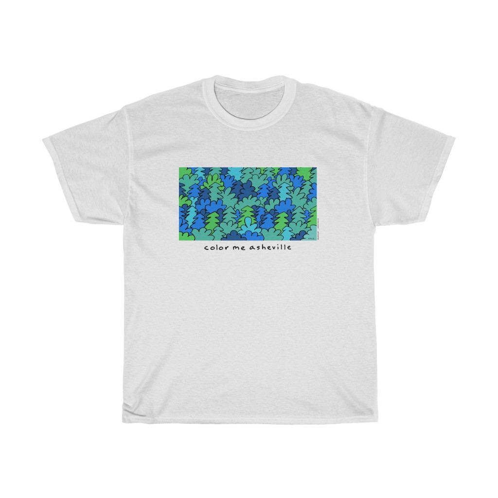 color me asheville summer t-shirt wholesale