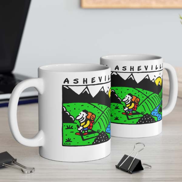 asheville hikingmain mountains wholesale mug