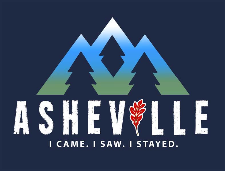 asheville I came I saw I stayed mountains t-shirts wholesale