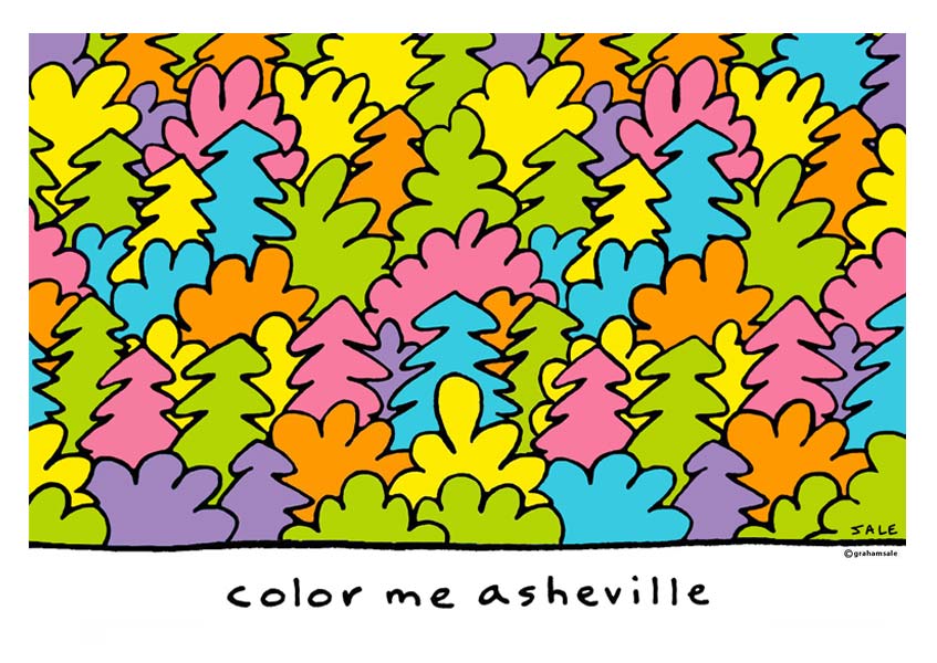 Colour Me Spring Spring Trees. | Color Me Asheville
