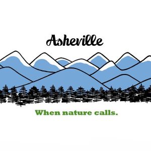 asheville when nature calls wholesale t-shirt