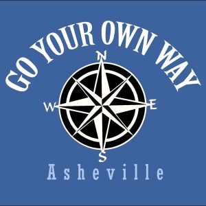 asheville go your own way wholesale hiking t-shirt