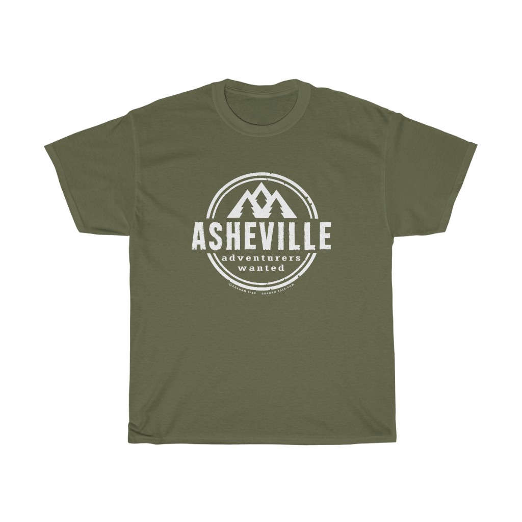 asheville adventurers wanted wholesale t-shirt