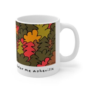 color me asheville Fall color mug