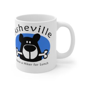 asheville black bear have a hiker for lunch mug wholesale
