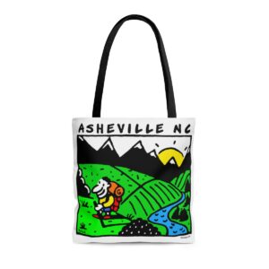 asheville hiking mountains wholesale tote bags