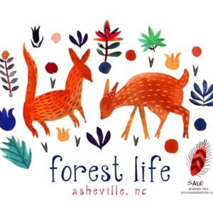 asheville forest life t-shirts