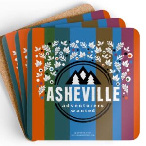 asheville adventurers wanted fun asheville drink coasters